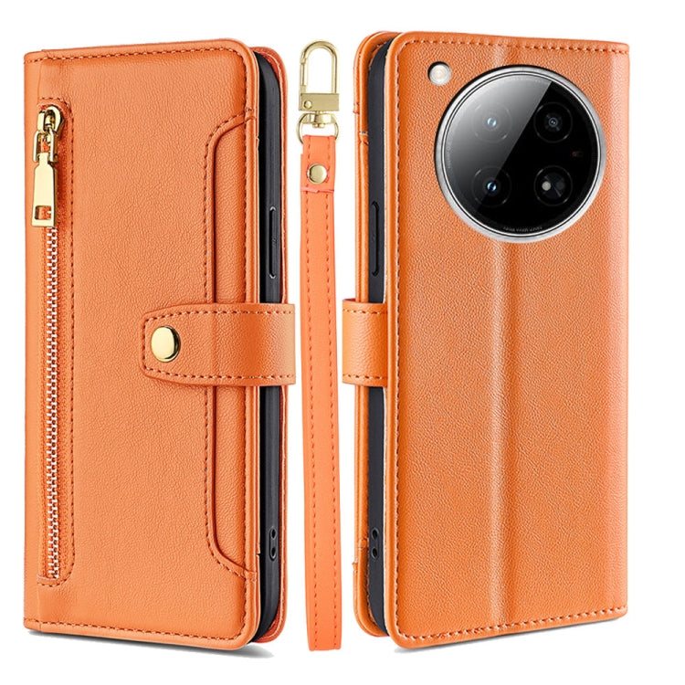 Sheep Texture Cross-body Zipper Wallet Leather Phone Case, For Infinix Note 50x 5G, For Infinix Note 50 Pro+ 5G, For Infinix Note 50 4G, For Infinix Hot 50i 4G, For Infinix Hot 50 4G, For Infinix Hot 50 5G, For Infinix Zero 40 4G, For Infinix Note 40 5G