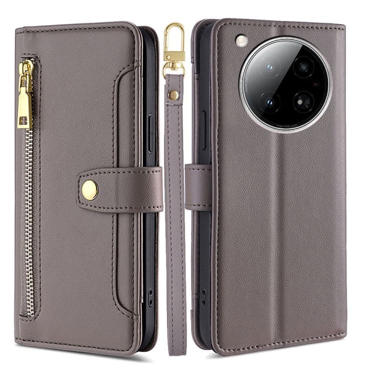 Sheep Texture Cross-body Zipper Wallet Leather Phone Case, For Infinix Note 50x 5G, For Infinix Note 50 Pro+ 5G, For Infinix Note 50 4G, For Infinix Hot 50i 4G, For Infinix Hot 50 4G, For Infinix Hot 50 5G, For Infinix Zero 40 4G, For Infinix Note 40 5G