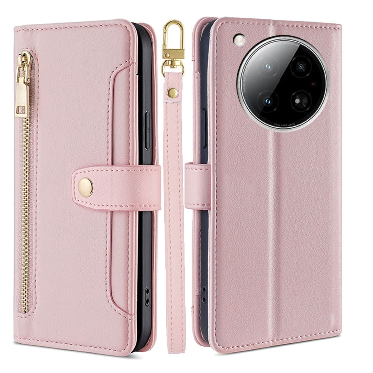 Sheep Texture Cross-body Zipper Wallet Leather Phone Case, For Infinix Note 50x 5G, For Infinix Note 50 Pro+ 5G, For Infinix Note 50 4G, For Infinix Hot 50i 4G, For Infinix Hot 50 4G, For Infinix Hot 50 5G, For Infinix Zero 40 4G, For Infinix Note 40 5G