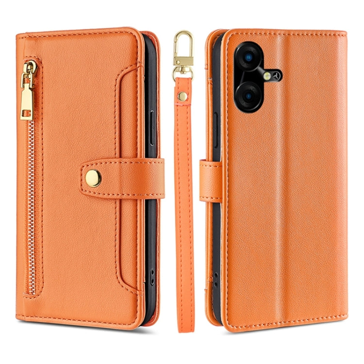 Sheep Texture Cross-body Zipper Wallet Leather Phone Case, For Tecno Spark 30 4G, For Tecno Pova 6 Neo 5G, For Tecno Camon 30 Premier 5G, For Tecno Camon 30 Pro 5G, For Tecno Camon 30, For Tecno Pova 5 Pro, For Tecno Pova Neo 3                         ...
