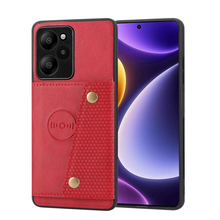 Double Buckle Card Slots Magnetic Phone Case, For Xiaomi Redmi K70 Ultra, For Xiaomi Redmi 13 4G Global, For Xiaomi Redmi Note 13 Pro 4G Global, For Xiaomi Redmi Note 13 4G Global, For Xiaomi 14 Ultra, For Xiaomi Redmi 13C 4G / Poco C65                ...