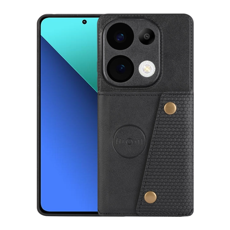 Double Buckle Card Slots Magnetic Phone Case, For Xiaomi Redmi K70 Ultra, For Xiaomi Redmi 13 4G Global, For Xiaomi Redmi Note 13 Pro 4G Global, For Xiaomi Redmi Note 13 4G Global, For Xiaomi 14 Ultra, For Xiaomi Redmi 13C 4G / Poco C65                ...