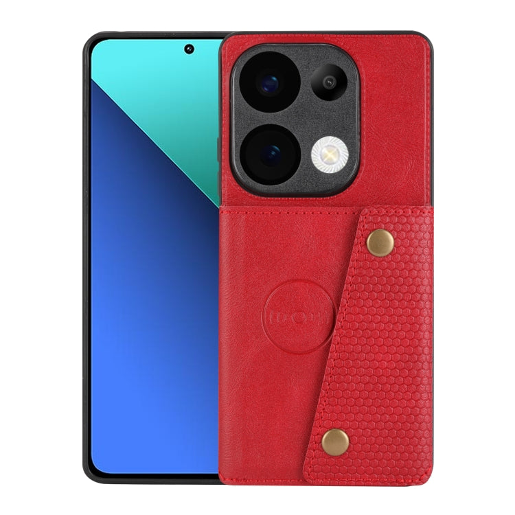 Double Buckle Card Slots Magnetic Phone Case, For Xiaomi Redmi K70 Ultra, For Xiaomi Redmi 13 4G Global, For Xiaomi Redmi Note 13 Pro 4G Global, For Xiaomi Redmi Note 13 4G Global, For Xiaomi 14 Ultra, For Xiaomi Redmi 13C 4G / Poco C65                ...