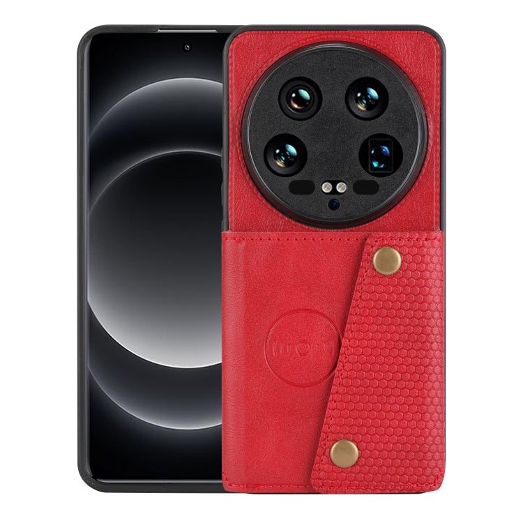 Double Buckle Card Slots Magnetic Phone Case, For Xiaomi Redmi K70 Ultra, For Xiaomi Redmi 13 4G Global, For Xiaomi Redmi Note 13 Pro 4G Global, For Xiaomi Redmi Note 13 4G Global, For Xiaomi 14 Ultra, For Xiaomi Redmi 13C 4G / Poco C65                ...