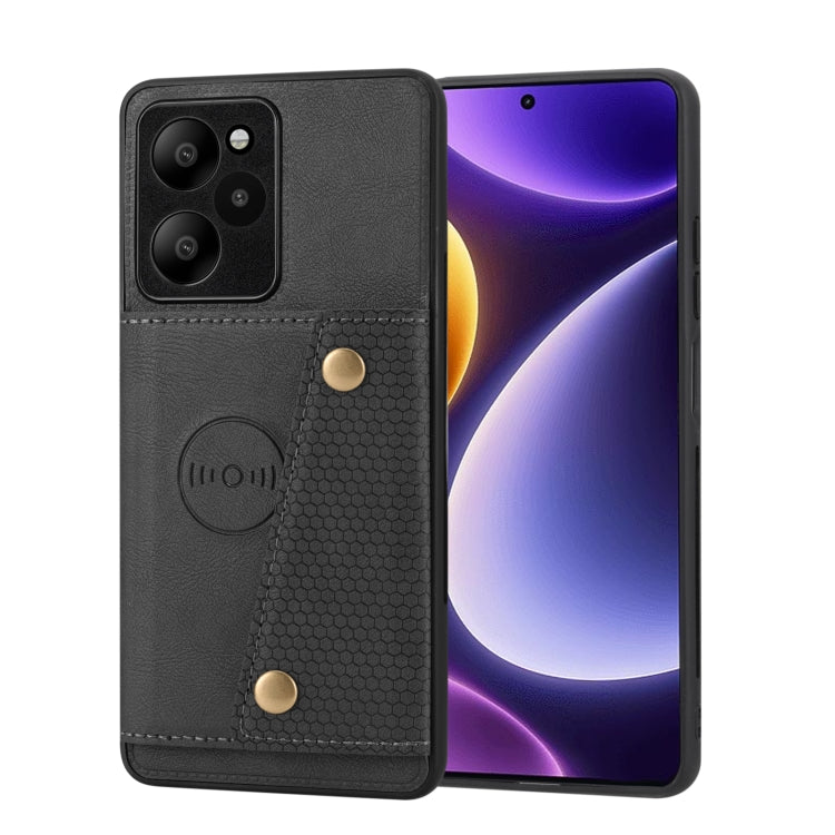 Double Buckle Card Slots Magnetic Phone Case, For Xiaomi Redmi K70 Ultra, For Xiaomi Redmi 13 4G Global, For Xiaomi Redmi Note 13 Pro 4G Global, For Xiaomi Redmi Note 13 4G Global, For Xiaomi 14 Ultra, For Xiaomi Redmi 13C 4G / Poco C65                ...