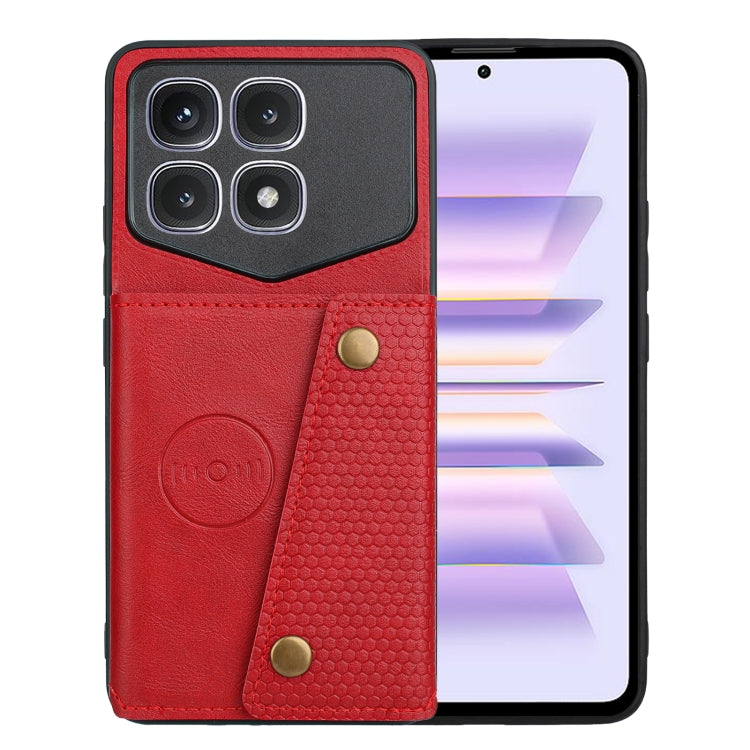 Double Buckle Card Slots Magnetic Phone Case, For Xiaomi Redmi K70 Ultra, For Xiaomi Redmi 13 4G Global, For Xiaomi Redmi Note 13 Pro 4G Global, For Xiaomi Redmi Note 13 4G Global, For Xiaomi 14 Ultra, For Xiaomi Redmi 13C 4G / Poco C65                ...
