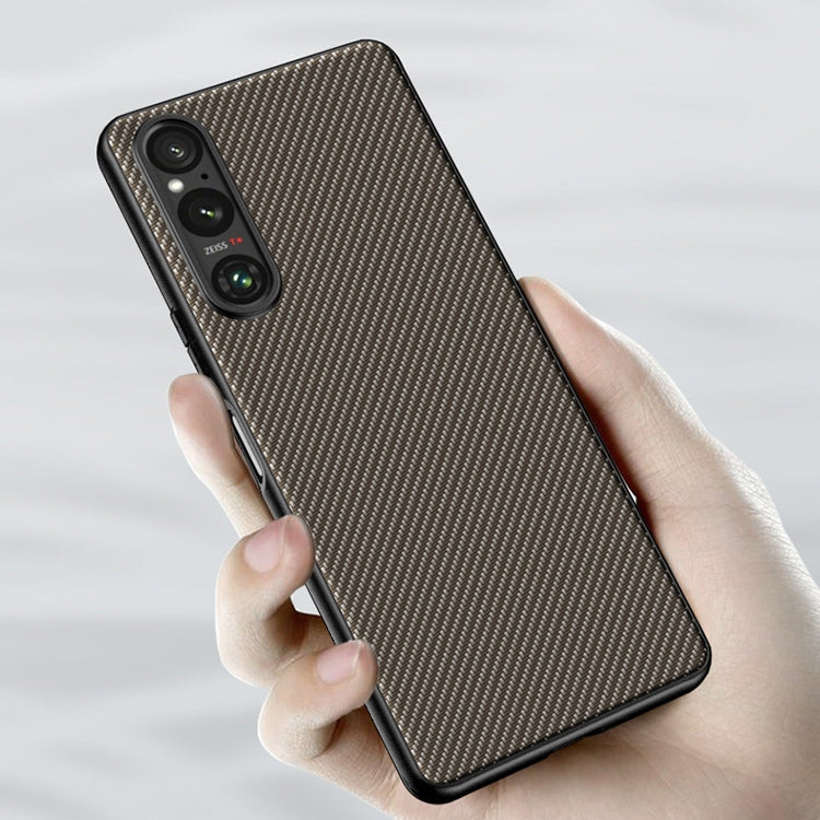 Ultra-thin Carbon Fiber Texture Printing Phone Case, For Sony Xperia 1 VIII, For Sony Xperia 10 VII, For Sony Xperia 1 VII, For Sony Xperia 10 VI, For Sony Xperia 1 VI, For Sony Xperia 1 V