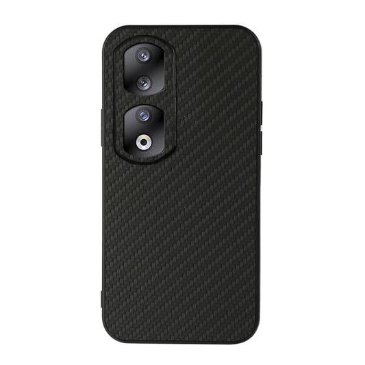 Carbon Fiber Texture Shockproof Phone Case, For Honor 90 Pro, For Honor 90