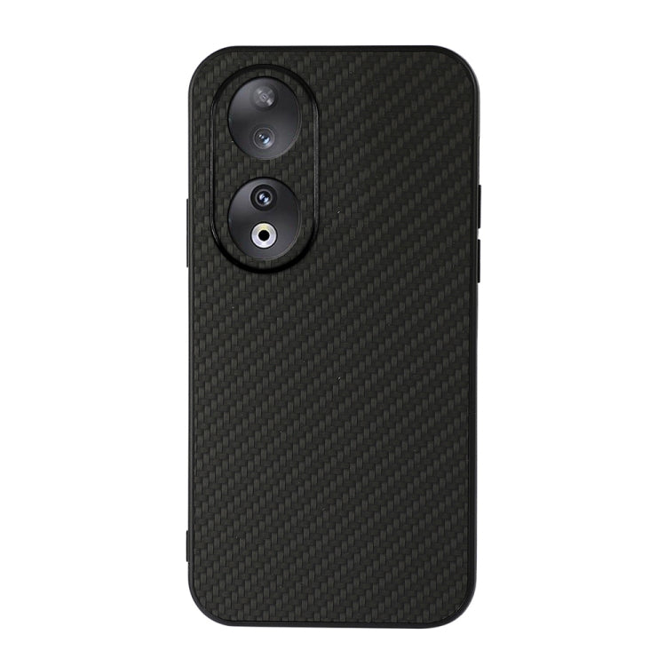 Carbon Fiber Texture Shockproof Phone Case, For Honor 90 Pro, For Honor 90