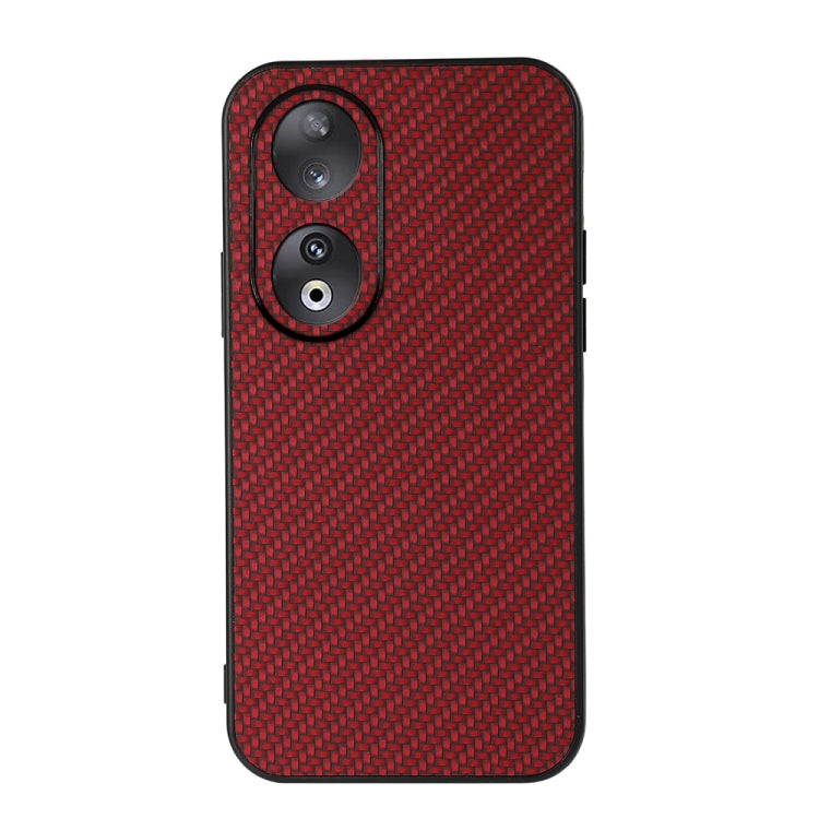 Carbon Fiber Texture Shockproof Phone Case, For Honor 90 Pro, For Honor 90