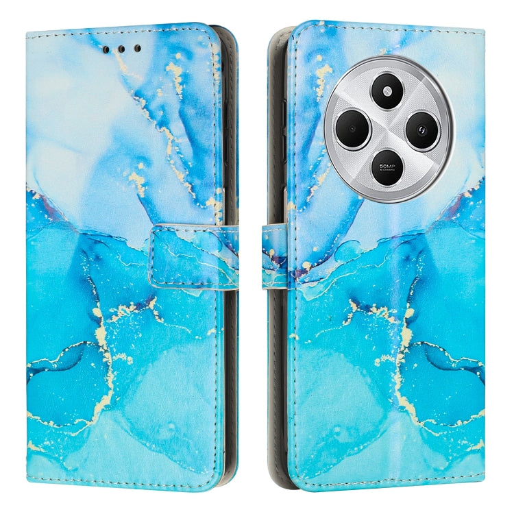Painted Marble Pattern Leather Phone Case, For Redmi Note 15 Pro 5G Global 163.6mm, For Redmi 15C 5G / 4G EU 173mm / Poco C85 5G, For Redmi 15 5G Global / 15 4G SEA 169.5mm, For Redmi 15 5G / 4G EU 171mm, For Redmi 15C 5G / 4G Global 171mm             ...