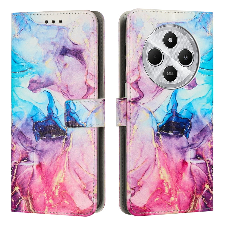 Painted Marble Pattern Leather Phone Case, For Redmi Note 15 Pro 5G Global 163.6mm, For Redmi 15C 5G / 4G EU 173mm / Poco C85 5G, For Redmi 15 5G Global / 15 4G SEA 169.5mm, For Redmi 15 5G / 4G EU 171mm, For Redmi 15C 5G / 4G Global 171mm             ...