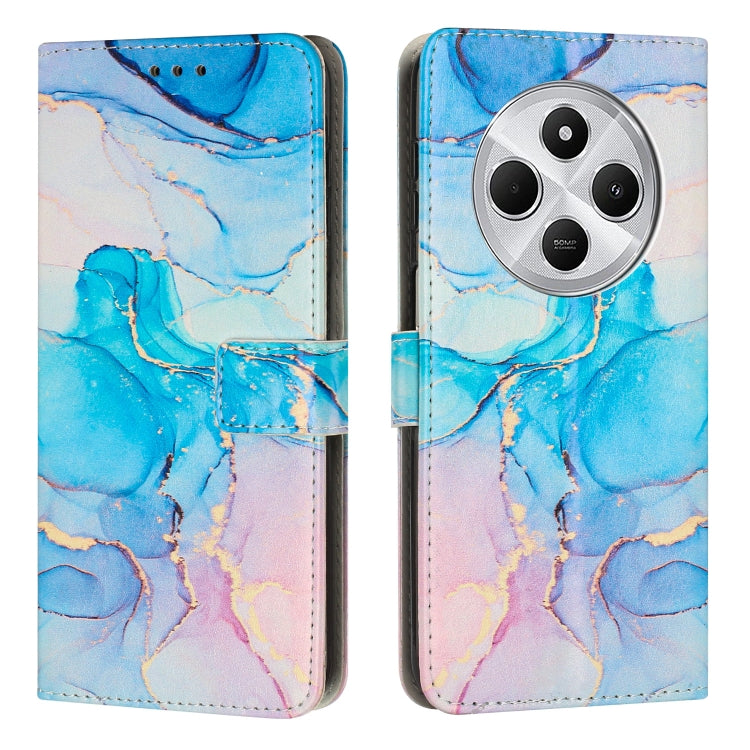 Painted Marble Pattern Leather Phone Case, For Redmi Note 15 Pro 5G Global 163.6mm, For Redmi 15C 5G / 4G EU 173mm / Poco C85 5G, For Redmi 15 5G Global / 15 4G SEA 169.5mm, For Redmi 15 5G / 4G EU 171mm, For Redmi 15C 5G / 4G Global 171mm             ...