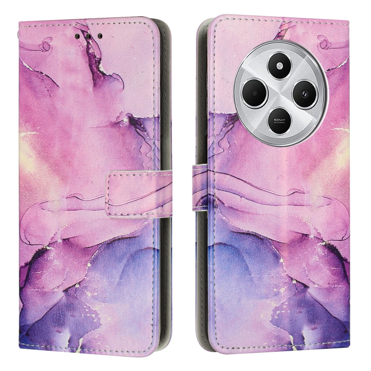 Painted Marble Pattern Leather Phone Case, For Redmi Note 15 Pro 5G Global 163.6mm, For Redmi 15C 5G / 4G EU 173mm / Poco C85 5G, For Redmi 15 5G Global / 15 4G SEA 169.5mm, For Redmi 15 5G / 4G EU 171mm, For Redmi 15C 5G / 4G Global 171mm             ...