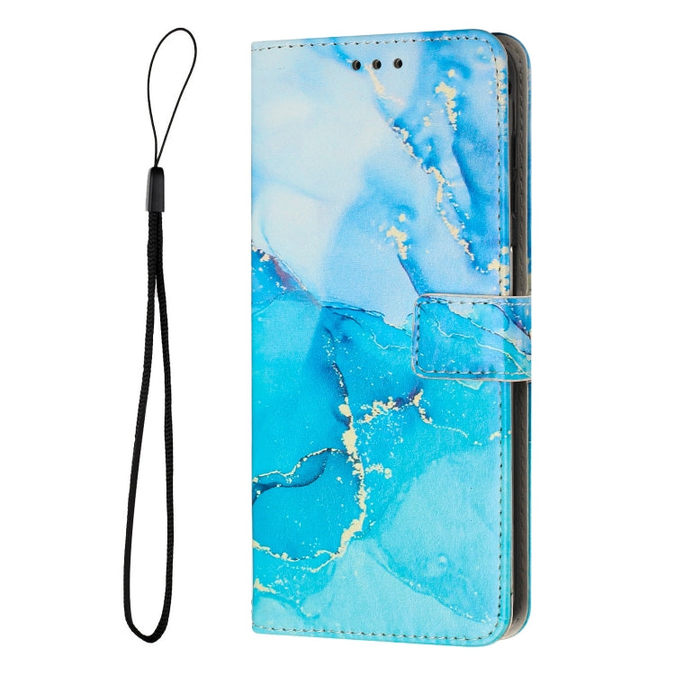Painted Marble Pattern Leather Phone Case, For Redmi 12 4G / Redmi 12 5G / Note 12R, For Xiaomi Redmi Note 12 Turbo/Poco F5, For Xiaomi Redmi Note 12S 4G Global