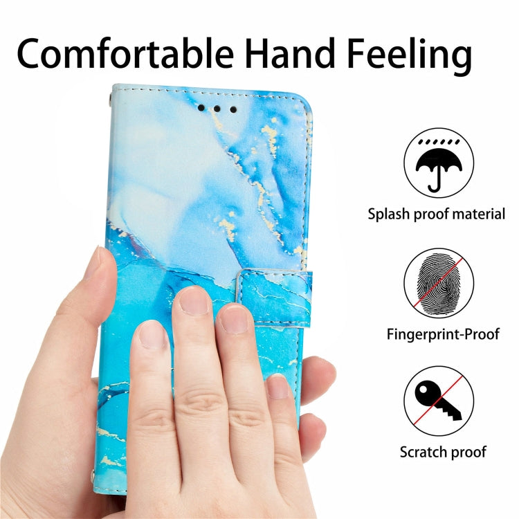 Painted Marble Pattern Leather Phone Case, For Redmi 12 4G / Redmi 12 5G / Note 12R, For Xiaomi Redmi Note 12 Turbo/Poco F5, For Xiaomi Redmi Note 12S 4G Global