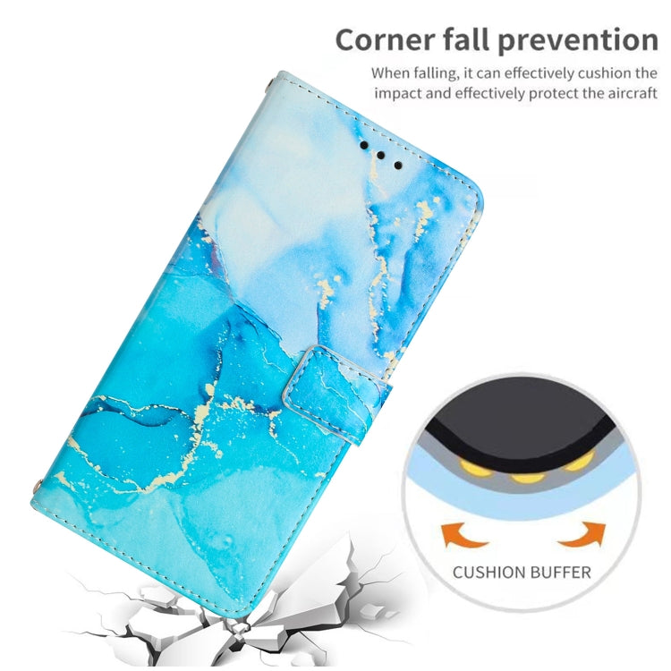 Painted Marble Pattern Leather Phone Case, For Redmi 12 4G / Redmi 12 5G / Note 12R, For Xiaomi Redmi Note 12 Turbo/Poco F5, For Xiaomi Redmi Note 12S 4G Global