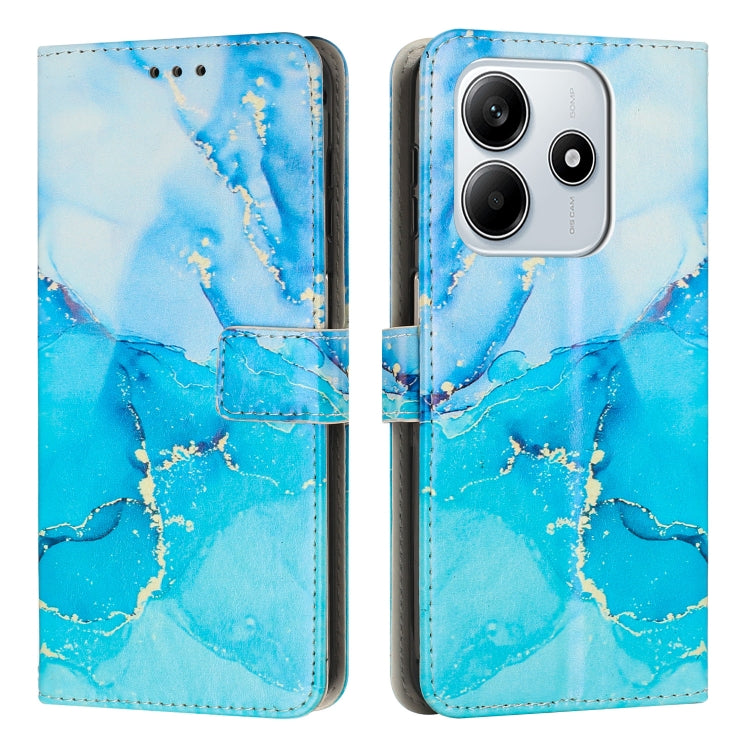 Painted Marble Pattern Leather Phone Case, For Redmi Note 15 Pro 5G Global 163.6mm, For Redmi 15C 5G / 4G EU 173mm / Poco C85 5G, For Redmi 15 5G Global / 15 4G SEA 169.5mm, For Redmi 15 5G / 4G EU 171mm, For Redmi 15C 5G / 4G Global 171mm             ...