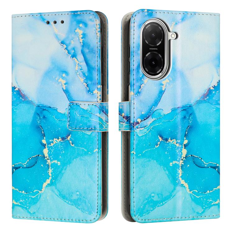 Painted Marble Pattern Leather Phone Case, For Redmi Note 15 Pro 5G Global 163.6mm, For Redmi 15C 5G / 4G EU 173mm / Poco C85 5G, For Redmi 15 5G Global / 15 4G SEA 169.5mm, For Redmi 15 5G / 4G EU 171mm, For Redmi 15C 5G / 4G Global 171mm             ...