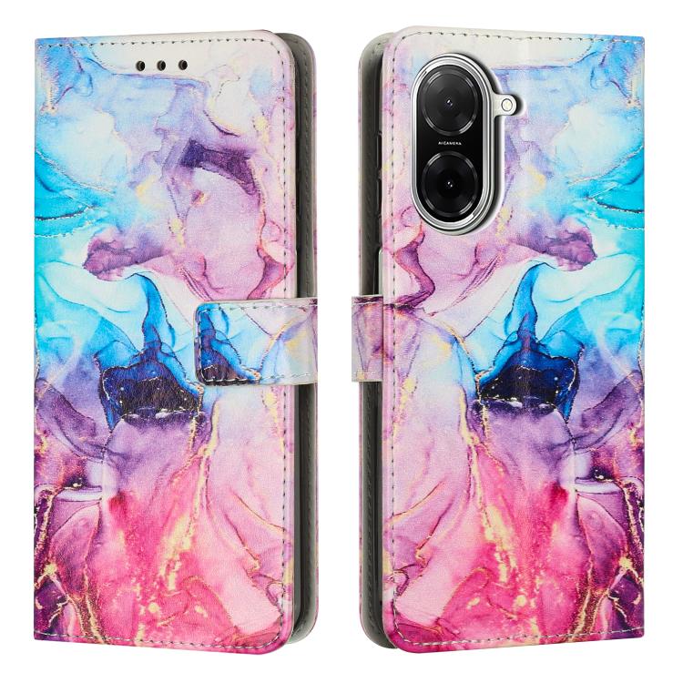 Painted Marble Pattern Leather Phone Case, For Redmi Note 15 Pro 5G Global 163.6mm, For Redmi 15C 5G / 4G EU 173mm / Poco C85 5G, For Redmi 15 5G Global / 15 4G SEA 169.5mm, For Redmi 15 5G / 4G EU 171mm, For Redmi 15C 5G / 4G Global 171mm             ...