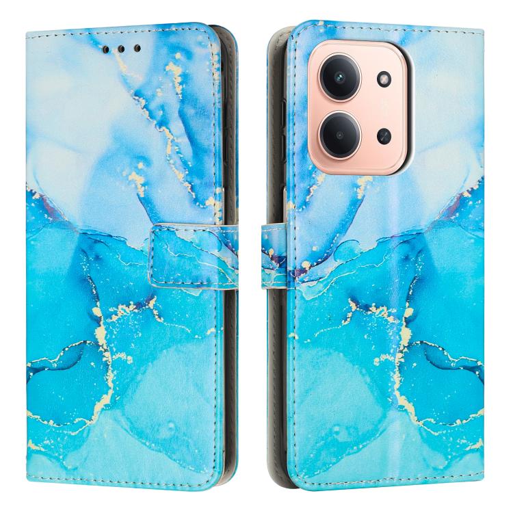 Painted Marble Pattern Leather Phone Case, For Redmi Note 15 Pro 5G Global 163.6mm, For Redmi 15C 5G / 4G EU 173mm / Poco C85 5G, For Redmi 15 5G Global / 15 4G SEA 169.5mm, For Redmi 15 5G / 4G EU 171mm, For Redmi 15C 5G / 4G Global 171mm             ...