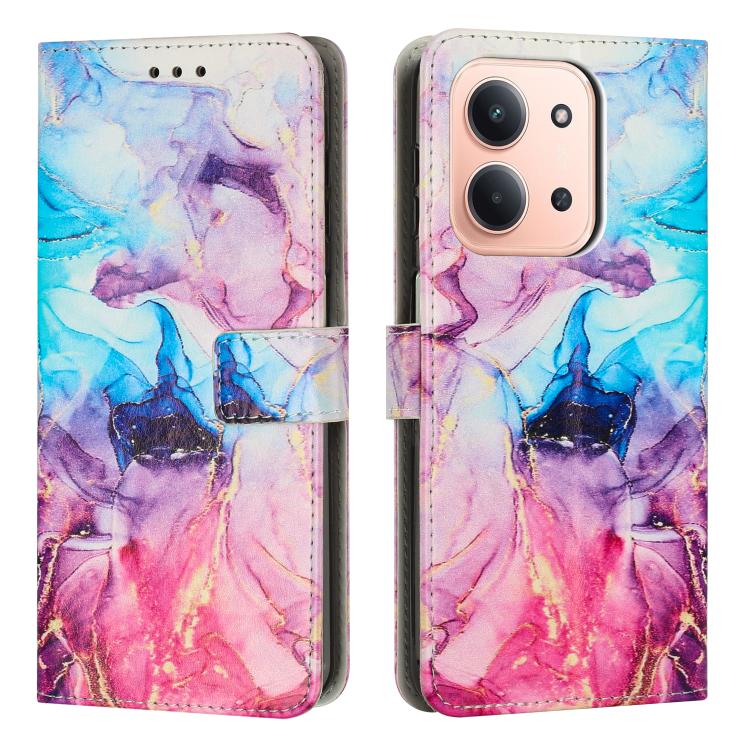 Painted Marble Pattern Leather Phone Case, For Redmi Note 15 Pro 5G Global 163.6mm, For Redmi 15C 5G / 4G EU 173mm / Poco C85 5G, For Redmi 15 5G Global / 15 4G SEA 169.5mm, For Redmi 15 5G / 4G EU 171mm, For Redmi 15C 5G / 4G Global 171mm             ...