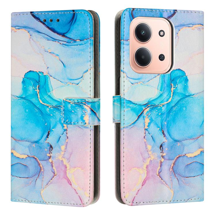 Painted Marble Pattern Leather Phone Case, For Redmi Note 15 Pro 5G Global 163.6mm, For Redmi 15C 5G / 4G EU 173mm / Poco C85 5G, For Redmi 15 5G Global / 15 4G SEA 169.5mm, For Redmi 15 5G / 4G EU 171mm, For Redmi 15C 5G / 4G Global 171mm             ...