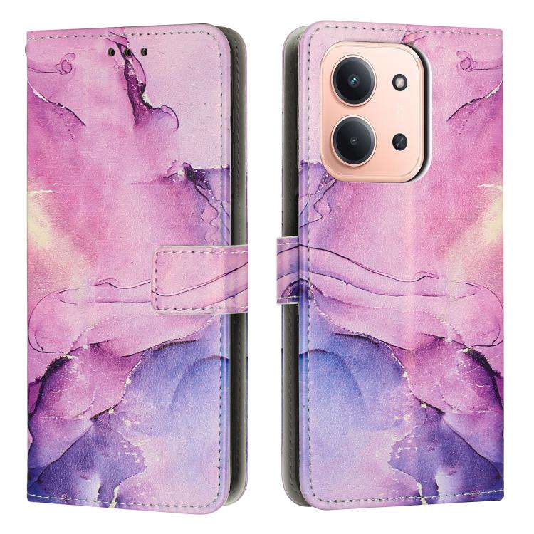 Painted Marble Pattern Leather Phone Case, For Redmi Note 15 Pro 5G Global 163.6mm, For Redmi 15C 5G / 4G EU 173mm / Poco C85 5G, For Redmi 15 5G Global / 15 4G SEA 169.5mm, For Redmi 15 5G / 4G EU 171mm, For Redmi 15C 5G / 4G Global 171mm             ...
