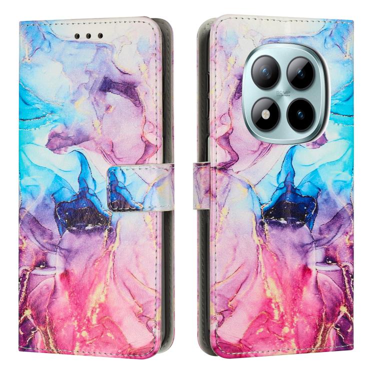 Painted Marble Pattern Leather Phone Case, For Redmi Note 15 Pro 5G Global 163.6mm, For Redmi 15C 5G / 4G EU 173mm / Poco C85 5G, For Redmi 15 5G Global / 15 4G SEA 169.5mm, For Redmi 15 5G / 4G EU 171mm, For Redmi 15C 5G / 4G Global 171mm             ...