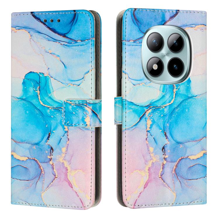 Painted Marble Pattern Leather Phone Case, For Redmi Note 15 Pro 5G Global 163.6mm, For Redmi 15C 5G / 4G EU 173mm / Poco C85 5G, For Redmi 15 5G Global / 15 4G SEA 169.5mm, For Redmi 15 5G / 4G EU 171mm, For Redmi 15C 5G / 4G Global 171mm             ...