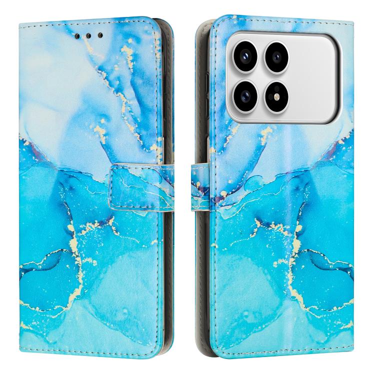 Painted Marble Pattern Leather Phone Case, For Redmi 15a 5G, For Redmi A7 Pro 4G 171mm, For Redmi Turbo 5 Max / Poco X8 Pro Max 5G, For Redmi Turbo 5 / Poco X8 Pro 5G, For Redmi Note 15 Pro+ 5G Global 163.3mm, For Redmi Note 15 5G / 4G Global 164mm    ...
