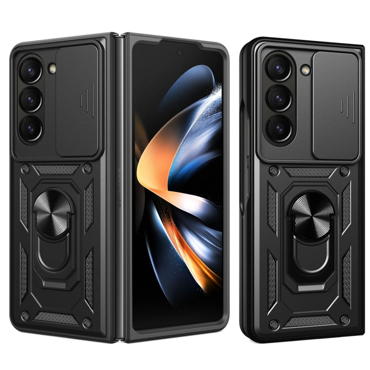 Sliding Camera Cover Design TPU+PC Phone Case, For Galaxy Z Fold8 Ultra 5G, For Samsung Galaxy Z Fold7, For Samsung Galaxy Z Fold6, For Samsung Galaxy Z Fold5
