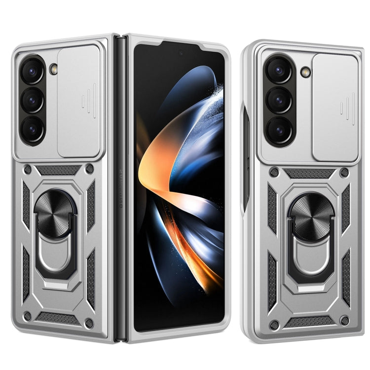 Sliding Camera Cover Design TPU+PC Phone Case, For Galaxy Z Fold8 Ultra 5G, For Samsung Galaxy Z Fold7, For Samsung Galaxy Z Fold6, For Samsung Galaxy Z Fold5