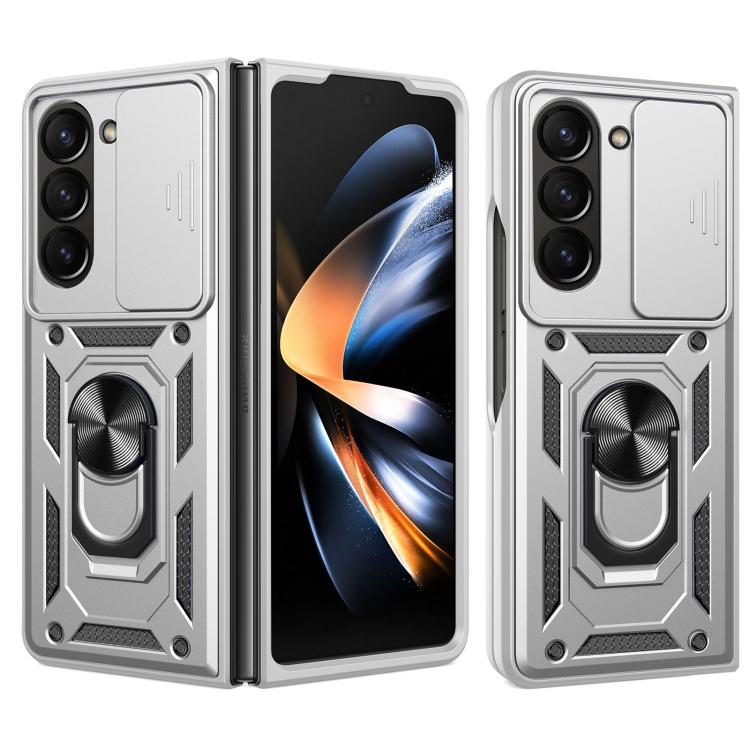 Sliding Camera Cover Design TPU+PC Phone Case, For Galaxy Z Fold8 Ultra 5G, For Samsung Galaxy Z Fold7, For Samsung Galaxy Z Fold6, For Samsung Galaxy Z Fold5