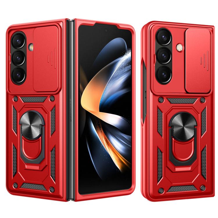 Sliding Camera Cover Design TPU+PC Phone Case, For Galaxy Z Fold8 Ultra 5G, For Samsung Galaxy Z Fold7, For Samsung Galaxy Z Fold6, For Samsung Galaxy Z Fold5