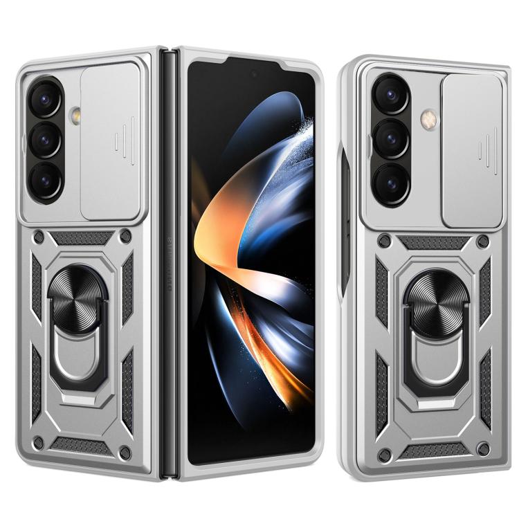 Sliding Camera Cover Design TPU+PC Phone Case, For Galaxy Z Fold8 Ultra 5G, For Samsung Galaxy Z Fold7, For Samsung Galaxy Z Fold6, For Samsung Galaxy Z Fold5