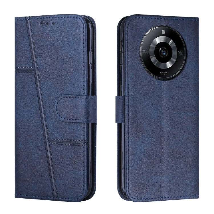 Stitching Calf Texture Buckle Leather Phone Case, For Realme 12+, For Realme 12 Pro+, For Realme C67 4G Global, For Realme 11 4G, For Realme 11 5G, For Realme C53/Narzo N53, For Realme 11, For Realme 11 Pro/11 Pro+