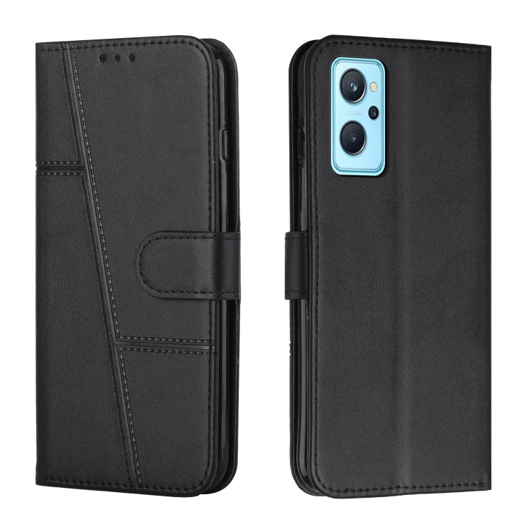 Stitching Calf Texture Buckle Leather Phone Case, For Realme 11 Pro/11 Pro+, For Realme C65 4G, For Realme 9i 5G/V20 5G/V30t/V30, For Realme C55