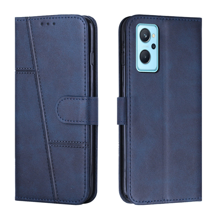 Stitching Calf Texture Buckle Leather Phone Case, For Realme 11 Pro/11 Pro+, For Realme C65 4G, For Realme 9i 5G/V20 5G/V30t/V30, For Realme C55
