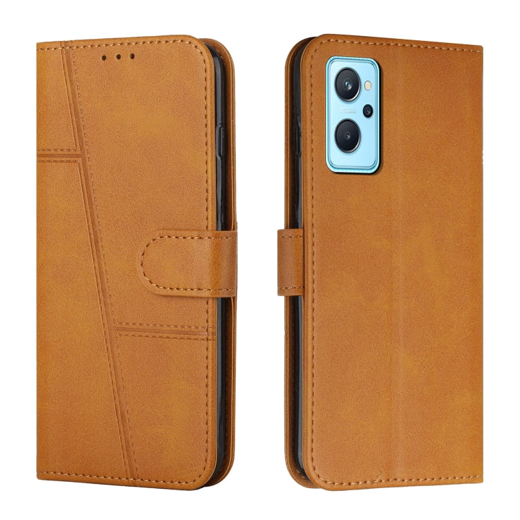Stitching Calf Texture Buckle Leather Phone Case, For Realme C65 4G, For Realme 9i 5G/V20 5G/V30t/V30, For Realme C55