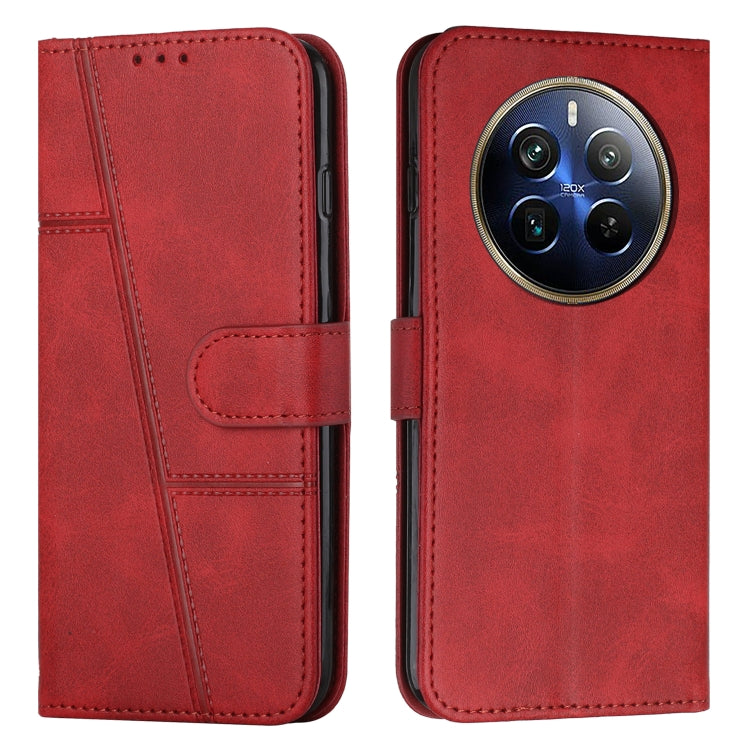 Stitching Calf Texture Buckle Leather Phone Case, For Realme 12, For Realme 12+, For Realme 12 Pro+, For Realme C67 4G Global, For Realme 11 4G, For Realme 11 5G, For Realme C53/Narzo N53, For Realme 11