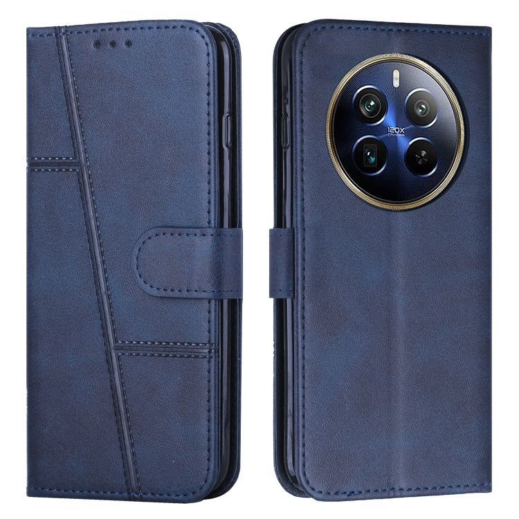Stitching Calf Texture Buckle Leather Phone Case, For Realme 12, For Realme 12+, For Realme 12 Pro+, For Realme C67 4G Global, For Realme 11 4G, For Realme 11 5G, For Realme C53/Narzo N53, For Realme 11