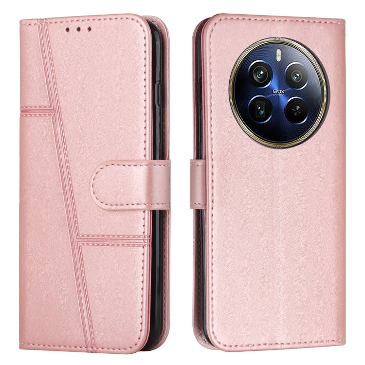 Stitching Calf Texture Buckle Leather Phone Case, For Realme 12, For Realme 12+, For Realme 12 Pro+, For Realme C67 4G Global, For Realme 11 4G, For Realme 11 5G, For Realme C53/Narzo N53, For Realme 11