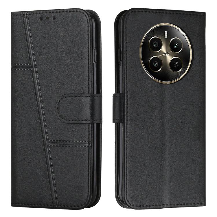 Stitching Calf Texture Buckle Leather Phone Case, For Realme 12, For Realme 12+, For Realme 12 Pro+, For Realme C67 4G Global, For Realme 11 4G, For Realme 11 5G, For Realme C53/Narzo N53, For Realme 11
