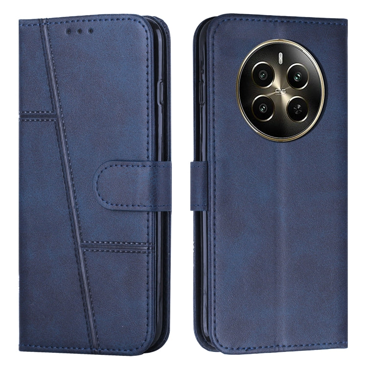 Stitching Calf Texture Buckle Leather Phone Case, For Realme 12, For Realme 12+, For Realme 12 Pro+, For Realme C67 4G Global, For Realme 11 4G, For Realme 11 5G, For Realme C53/Narzo N53, For Realme 11