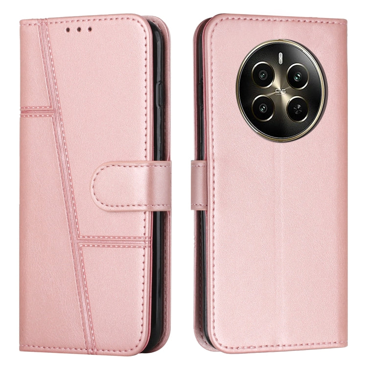 Stitching Calf Texture Buckle Leather Phone Case, For Realme 12, For Realme 12+, For Realme 12 Pro+, For Realme C67 4G Global, For Realme 11 4G, For Realme 11 5G, For Realme C53/Narzo N53, For Realme 11