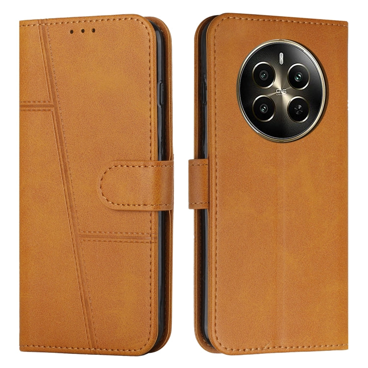 Stitching Calf Texture Buckle Leather Phone Case, For Realme 12, For Realme 12+, For Realme 12 Pro+, For Realme C67 4G Global, For Realme 11 4G, For Realme 11 5G, For Realme C53/Narzo N53, For Realme 11
