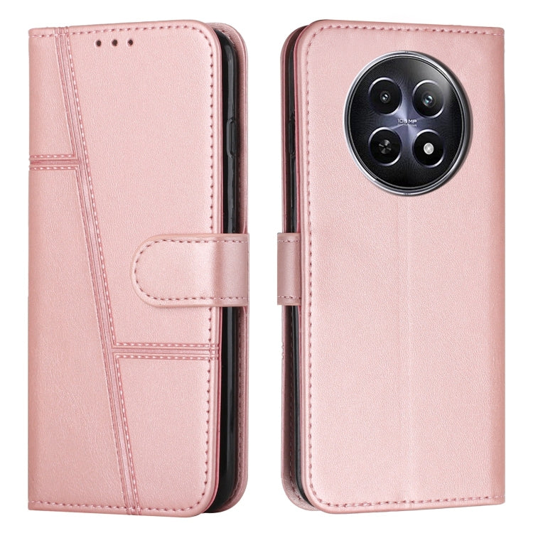 Stitching Calf Texture Buckle Leather Phone Case, For Realme 12, For Realme 12+, For Realme 12 Pro+, For Realme C67 4G Global, For Realme 11 4G, For Realme 11 5G, For Realme C53/Narzo N53, For Realme 11