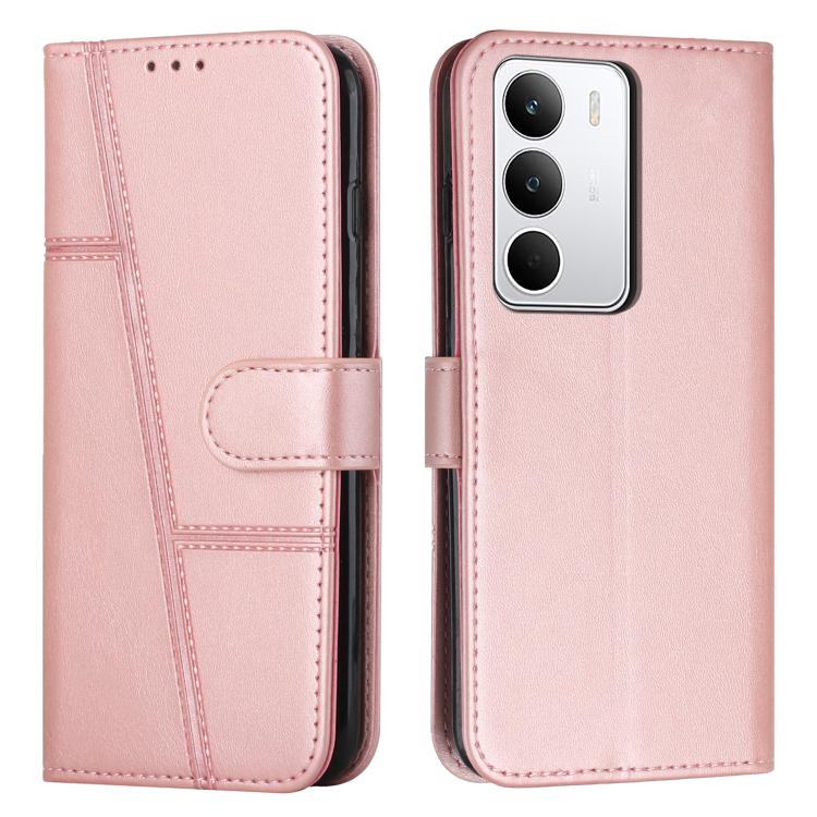 Stitching Calf Texture Buckle Leather Phone Case, For Realme 15 / 15 Pro, For Realme C71 4G, For Realme 14 / P3 5G / 14T 5G, For Realme 14 Pro+, For Realme 14 Pro, For Realme C75 / V60 Pro, For Realme C63, For Realme 12