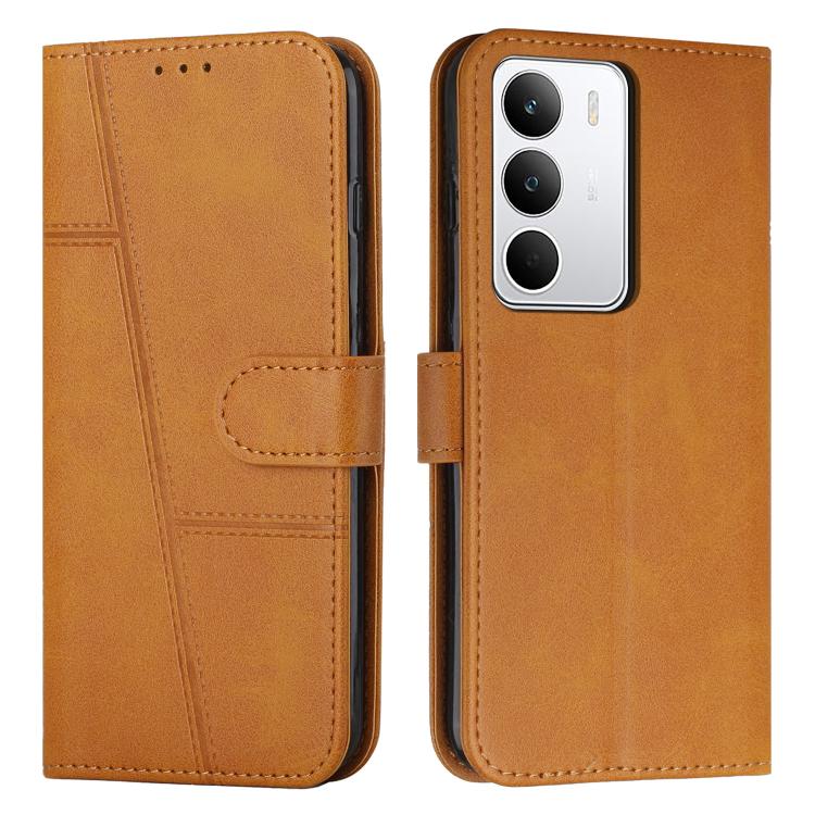 Stitching Calf Texture Buckle Leather Phone Case, For Realme 15 / 15 Pro, For Realme C71 4G, For Realme 14 / P3 5G / 14T 5G, For Realme 14 Pro+, For Realme 14 Pro, For Realme C75 / V60 Pro, For Realme C63, For Realme 12